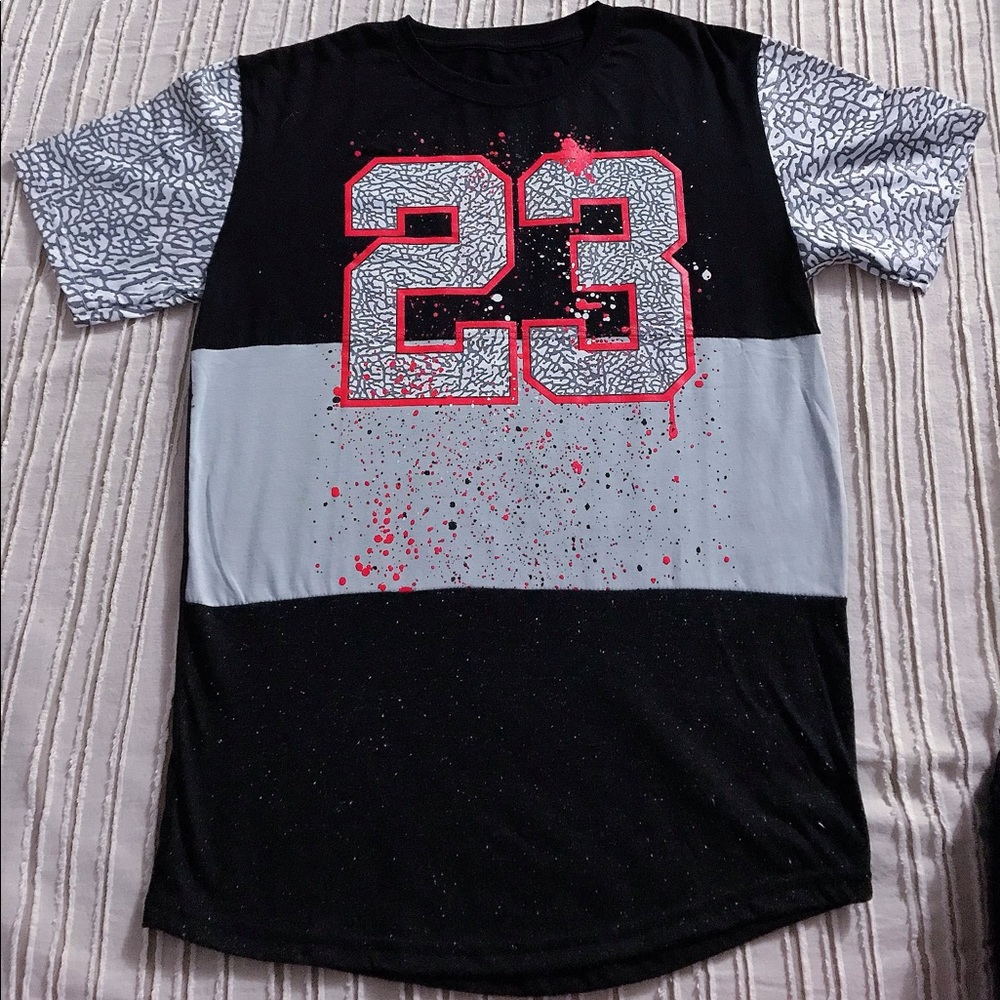 Black and Gray #23 Tee